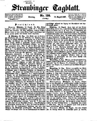 Straubinger Tagblatt Sonntag 25. August 1867