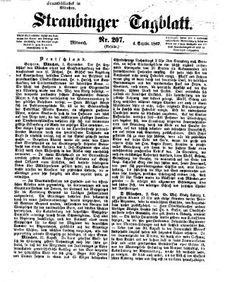 Straubinger Tagblatt Mittwoch 4. September 1867