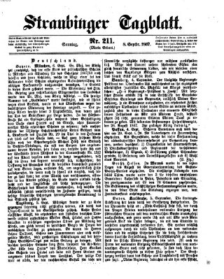 Straubinger Tagblatt Sonntag 8. September 1867