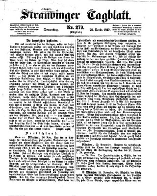 Straubinger Tagblatt Donnerstag 28. November 1867