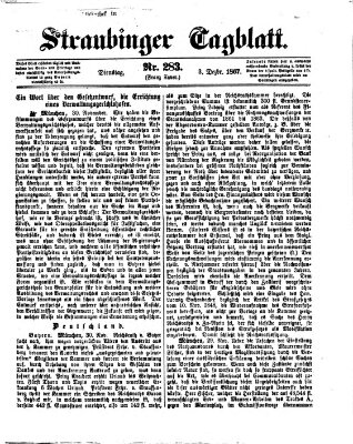 Straubinger Tagblatt Dienstag 3. Dezember 1867