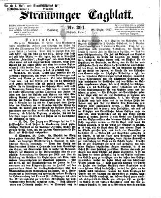 Straubinger Tagblatt Samstag 28. Dezember 1867