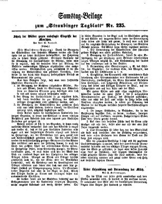 Straubinger Tagblatt Sonntag 6. Oktober 1867