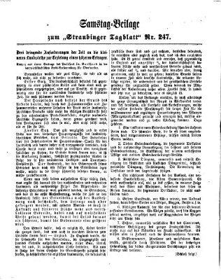 Straubinger Tagblatt Sonntag 20. Oktober 1867