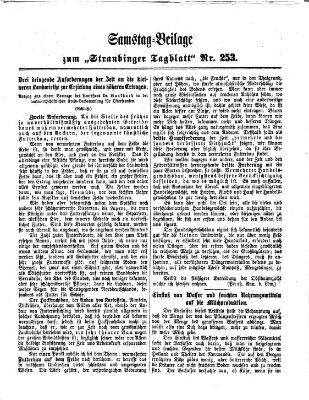 Straubinger Tagblatt Sonntag 27. Oktober 1867