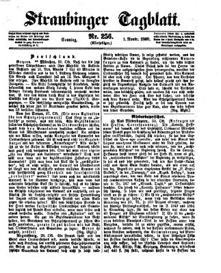 Straubinger Tagblatt Sonntag 1. November 1868