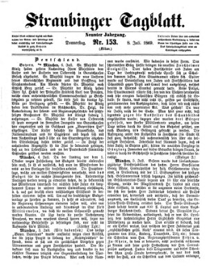 Straubinger Tagblatt Donnerstag 8. Juli 1869