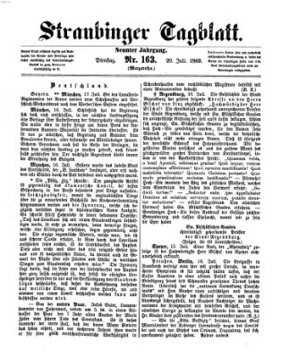 Straubinger Tagblatt Dienstag 20. Juli 1869