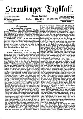 Straubinger Tagblatt Dienstag 18. Oktober 1870