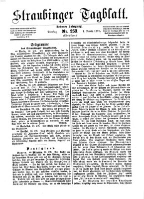 Straubinger Tagblatt Dienstag 1. November 1870