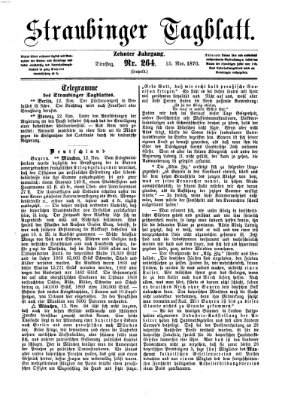 Straubinger Tagblatt Dienstag 15. November 1870