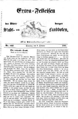 Extra-Felleisen (Würzburger Stadt- und Landbote) Dienstag 9. Oktober 1860