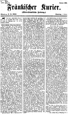 Fränkischer Kurier Samstag 3. Mai 1856