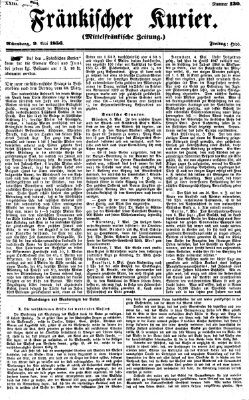 Fränkischer Kurier Freitag 9. Mai 1856