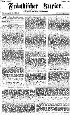 Fränkischer Kurier Donnerstag 15. Mai 1856