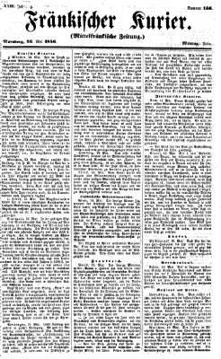 Fränkischer Kurier Montag 26. Mai 1856