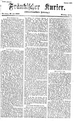 Fränkischer Kurier Montag 16. Juni 1856