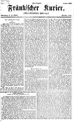 Fränkischer Kurier Freitag 4. Juli 1856