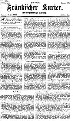 Fränkischer Kurier Freitag 11. Juli 1856