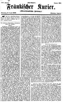 Fränkischer Kurier Sonntag 3. August 1856