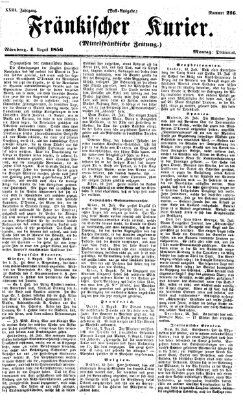 Fränkischer Kurier Montag 4. August 1856