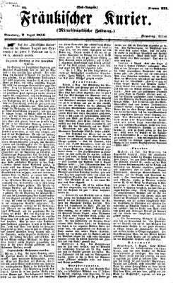 Fränkischer Kurier Samstag 9. August 1856