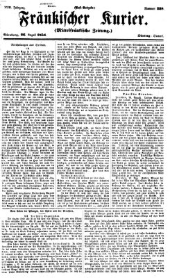 Fränkischer Kurier Dienstag 26. August 1856