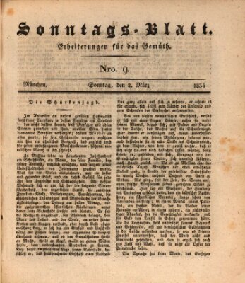 Sonntags-Blatt (Der bayerische Volksfreund) Sonntag 2. März 1834