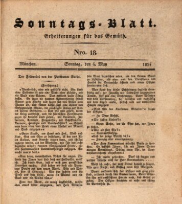 Sonntags-Blatt (Der bayerische Volksfreund) Sonntag 4. Mai 1834