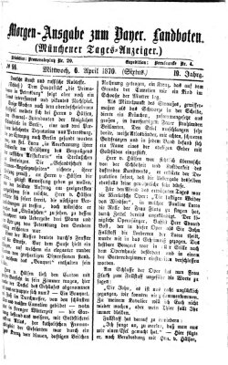 Münchener Tages-Anzeiger Mittwoch 6. April 1870