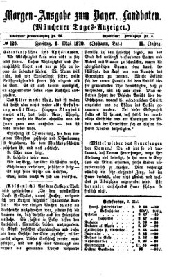 Münchener Tages-Anzeiger Freitag 6. Mai 1870