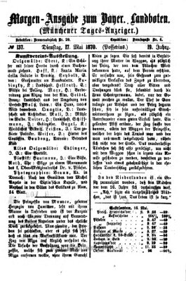 Münchener Tages-Anzeiger Dienstag 17. Mai 1870