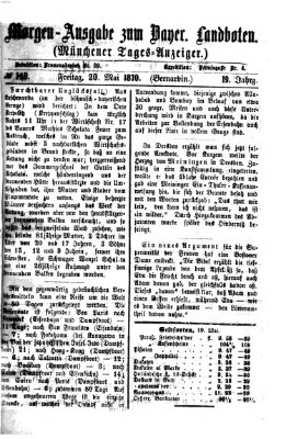 Münchener Tages-Anzeiger Freitag 20. Mai 1870