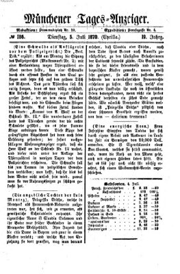 Münchener Tages-Anzeiger Dienstag 5. Juli 1870