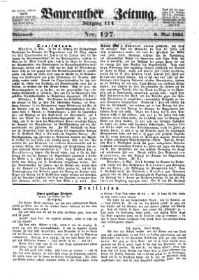 Bayreuther Zeitung Mittwoch 8. Mai 1861