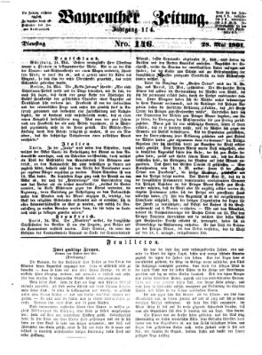 Bayreuther Zeitung Dienstag 28. Mai 1861