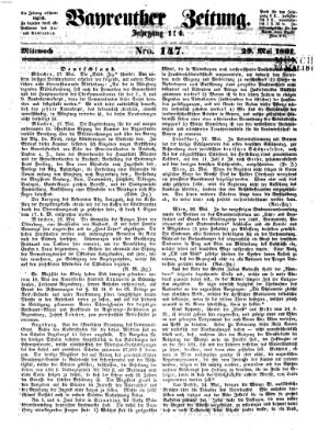 Bayreuther Zeitung Mittwoch 29. Mai 1861