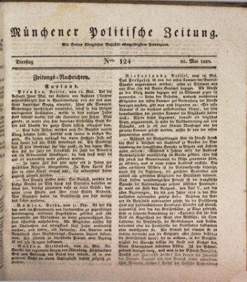 Münchener politische Zeitung (Süddeutsche Presse) Dienstag 26. Mai 1829