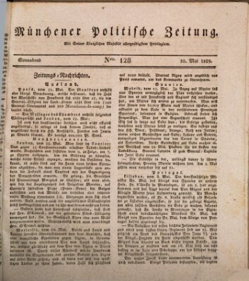 Münchener politische Zeitung (Süddeutsche Presse) Samstag 30. Mai 1829