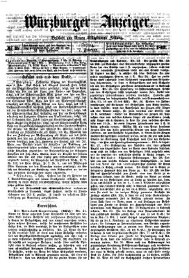 Würzburger Anzeiger (Neue Würzburger Zeitung) Freitag 7. Februar 1862