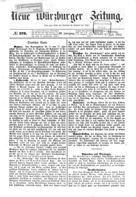 Neue Würzburger Zeitung Dienstag 1. Juli 1862