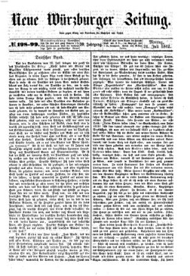 Neue Würzburger Zeitung Montag 21. Juli 1862