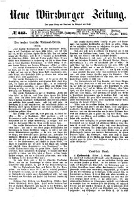 Neue Würzburger Zeitung Freitag 5. September 1862