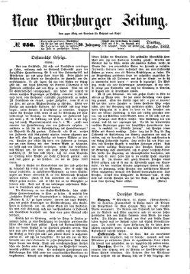 Neue Würzburger Zeitung Dienstag 16. September 1862