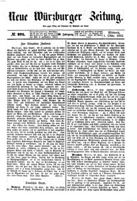 Neue Würzburger Zeitung Mittwoch 1. Oktober 1862