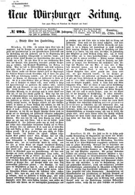 Neue Würzburger Zeitung Samstag 25. Oktober 1862