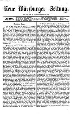 Neue Würzburger Zeitung Freitag 7. November 1862