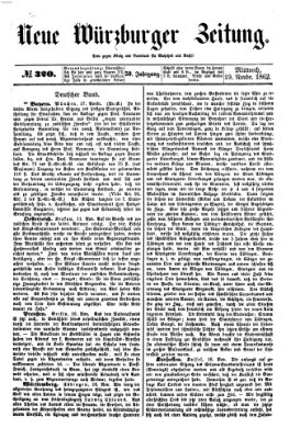 Neue Würzburger Zeitung Mittwoch 19. November 1862