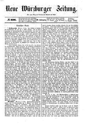 Neue Würzburger Zeitung Freitag 5. Dezember 1862