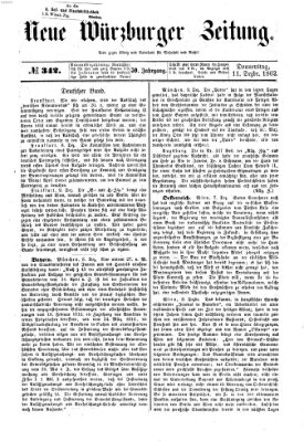 Neue Würzburger Zeitung Donnerstag 11. Dezember 1862